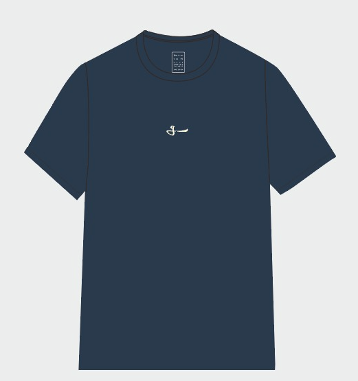 CAMISETA CORE OVERSIZED 100% ALGODÓN - NAVY