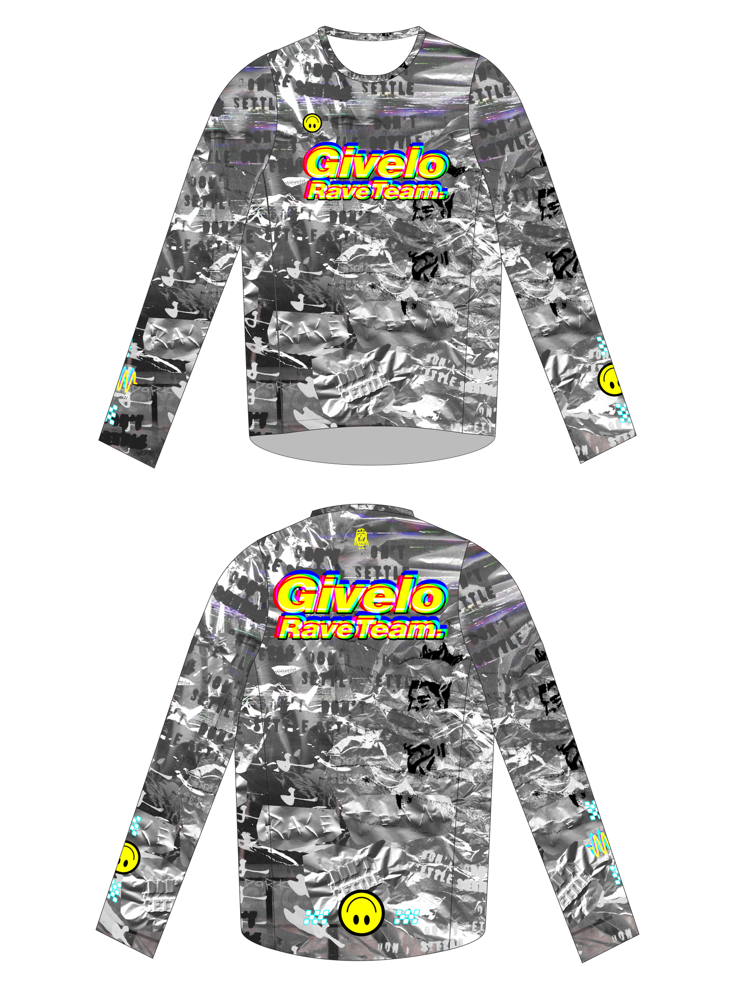 CAMISETA TECH LS GVL RT - ACID