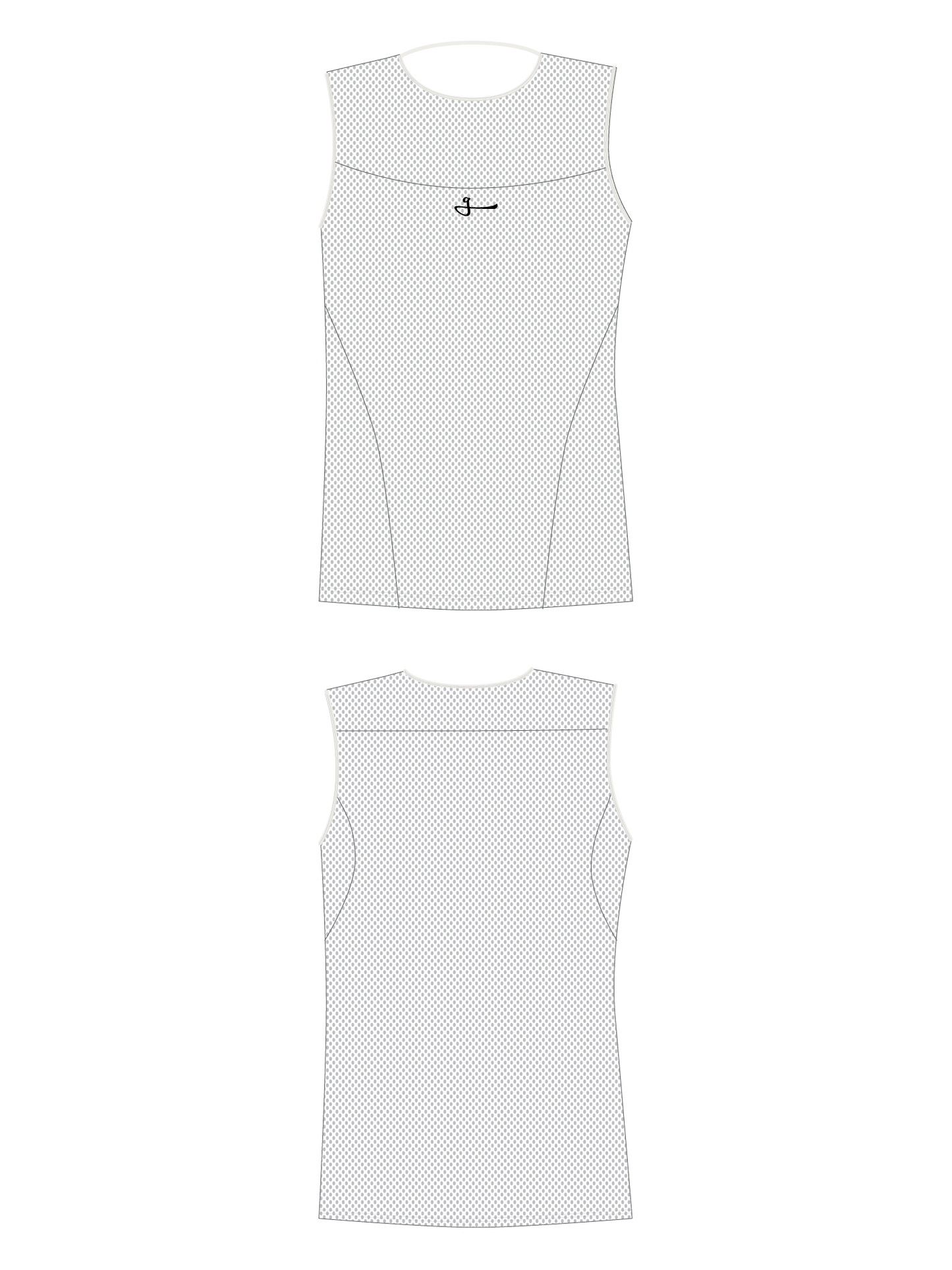 CAMISA INTERNA MESH HOMBRE G90 - WHITE