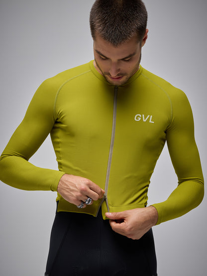 MODERN CLASSIC WAFFLE LS JERSEY - EVERGREEN