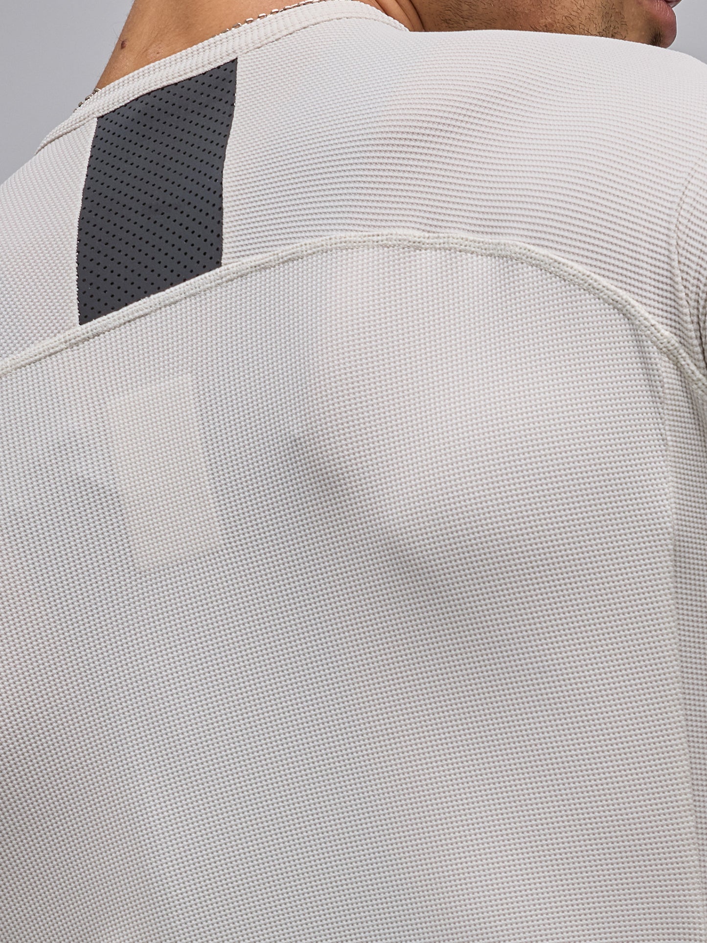 MODERN CLASSIC WAFFLE LS JERSEY - MOON