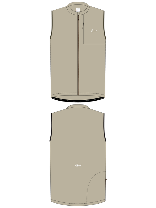 CHALECO SHELL UNISEX MODERN CLASSIC - SAND