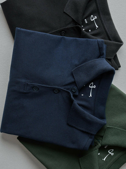 GVL POLO PIQUE NEGRA