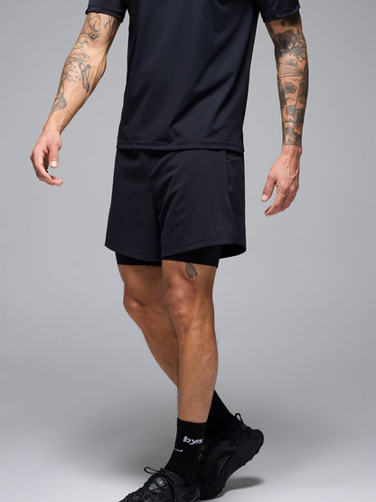 PANTALONETA BYND 2-EN-1 HOMBRE - NEGRO