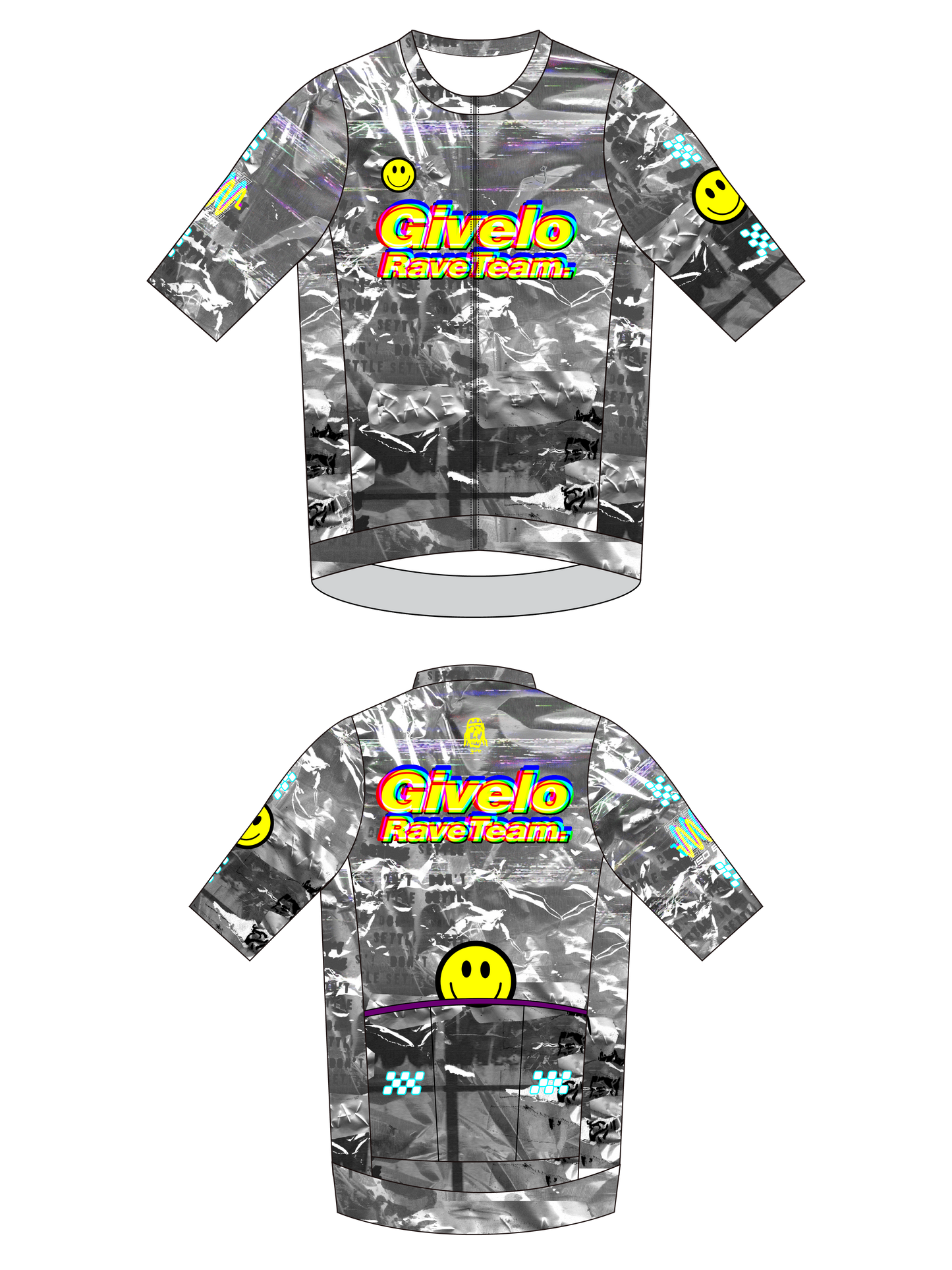 CAMISETA UNISEX GVL RT - FOIL